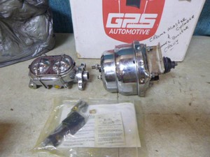 Chevrolet Chrome Master Cylinder and Brake Booster