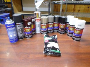 Lot of Spray Paint