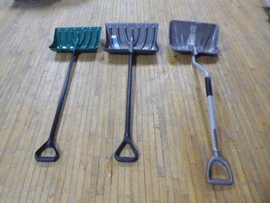 3 Snow Shovels