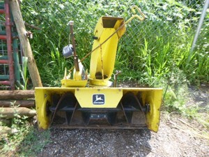 John Deere Snow Plow Attachment