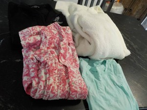 2 Bath Robes, Jacket and Top size S...