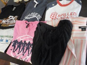 Womens Tops Med and XL...