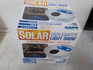 Solar Underwater Light Show...