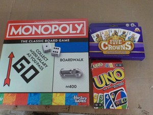 Monopoly and Card Games...