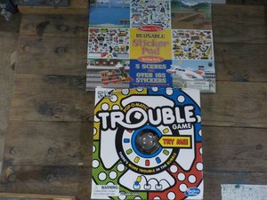 Trouble and Sticker Pad...
