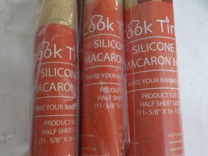 3 Cook Time Silicone Macaron Mats...
