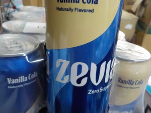12 pack Zevia Vanilla Cola...
