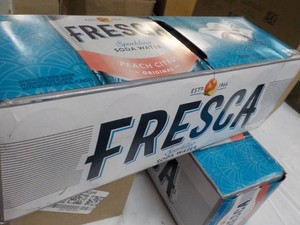 12 pack Fresca Peach Citrus Soda Wa...