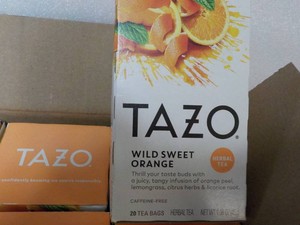 120 Tazo Wild Sweet Orange Tea Bags...