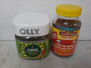 OLLY Fiber Gummies and Kids First G...