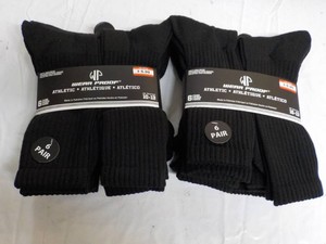 12 pair Wear Proof Black Athletic S...