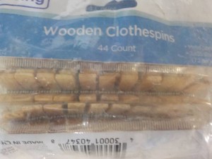 Wooden Clothes Pins...