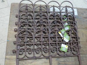 6 Plastic 21 Fence Sections...