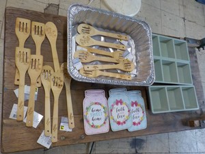 Foil Pan, Bamboo Utensils, Signs an...