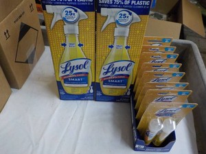 2 Lysol Smart Cleaner Spray Bottles...