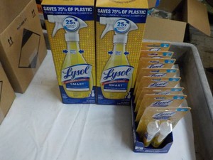2 Lysol Smart Cleaner Spray Bottles...