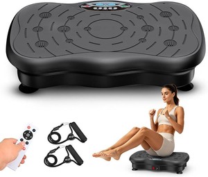 Vibration Plate Exercise Machine for Lymphatic Drainage Weight Loss, Whole Body Workout Vibration Fitness Platform ,Home Training Equipment ,Sport Gym for Weight Loss Fat Burner for Women Men