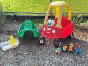 Little Tikes Cozy Coupe Ride-On Car & Kids Outdoor Play Toy Lot