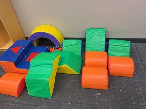 Lot of Preschool Soft Play Climber Shapes