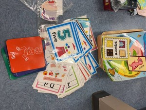 Lakeshore Classroom Learning Cards & Butterfly Life Cycle Activity Lot