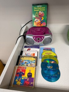 Sylvania Portable CD Player & Childrens Audio Mixed Lot