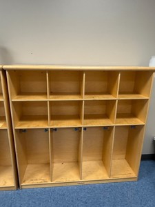 Lakeshore Wooden Storage Cubby Shelf