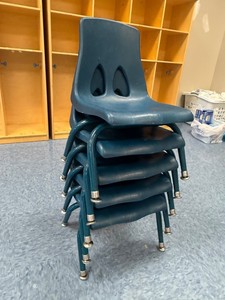 Stackable Classroom Chairs (Lot of 5)