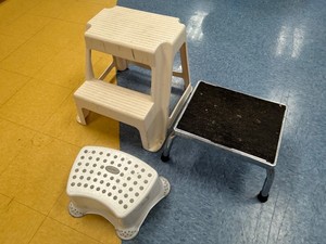 Mixed Step Stool Lot of 3
