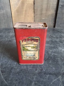 Very RARE Fergus Brand Spice Tin