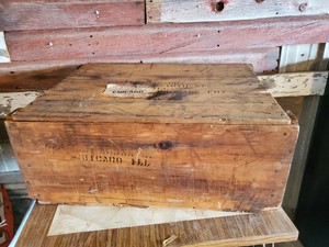 Fantastic Large Kodak Wood Crate with Top