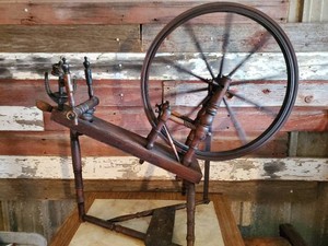 Very Cool Antique Wooden Pedal Loom