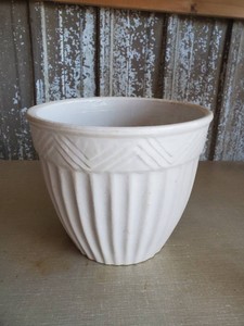 Roseville Ransbottom White Pottery Solid Vintage Condition