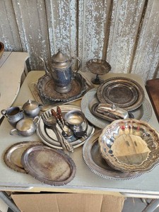 Super Large Lot of Silver Plated Dining Ware