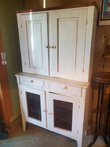 solid Antique Kitchen housier style Cabinet 76T 42W