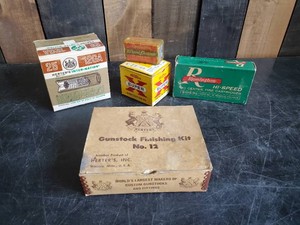 Group of Collectable Ammo Boxes and More
