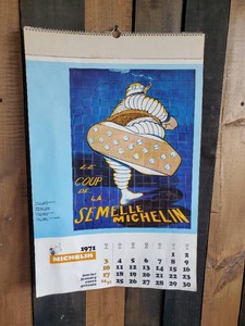 1971 Michelin Calander Printed in France