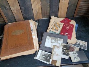 Large Very Unique Lot of Scrapbooks Rppc Photos and more