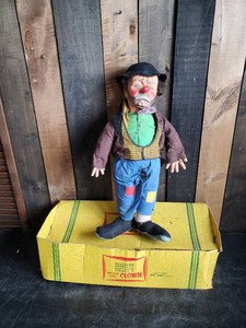 Very Cool Emmit Kellys Willy the Clown Doll with Original Box Baby Barry toy Co.