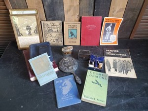 Antique Items with Collectable books
