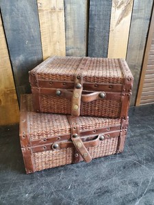 2 Decorative Mini suitcases
