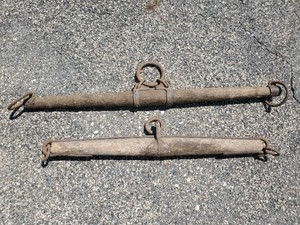 2 Vintage Primitave Horse Ox Harnesses