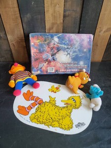 RARE Transformers Collectors Case And Sesame Street Items
