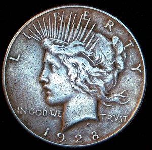 Better Date 1928-S Silver Peace Dollar, FVF Unaltered Surfaces