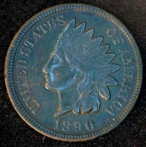 VFXF 1890 Indianhead Cent
