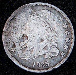 1835 Capped Bust Dime