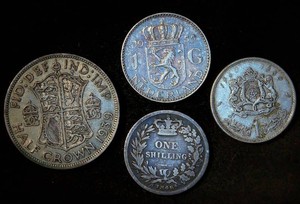Collection of (4) Silver World Coins