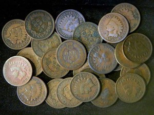 (24) Common Date Indianhead Cents