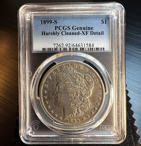 Better Date 1899-S Morgan Silver Dollar, PCGS XF Details