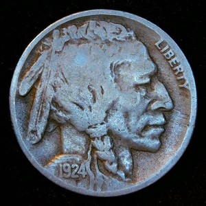 Better Date 1924-D Buffalo Nickel, VGVG