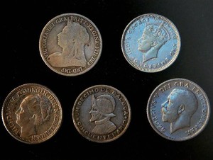 Collection of (5) Silver World Coins